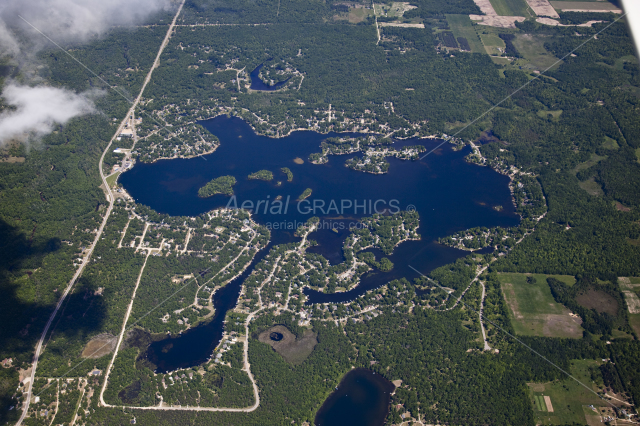 Lake Ogemaw in Ogemaw County, Michigan
